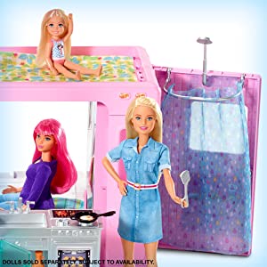 Barbie-3-in-1-DreamCamper-Vehicle-approx-3-ft-Transforming-Camper-with-Pool-Truck-Boat-and-50-Access-lrmGHL93